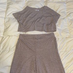 Pink / grey fashion nova set size xs NWOT